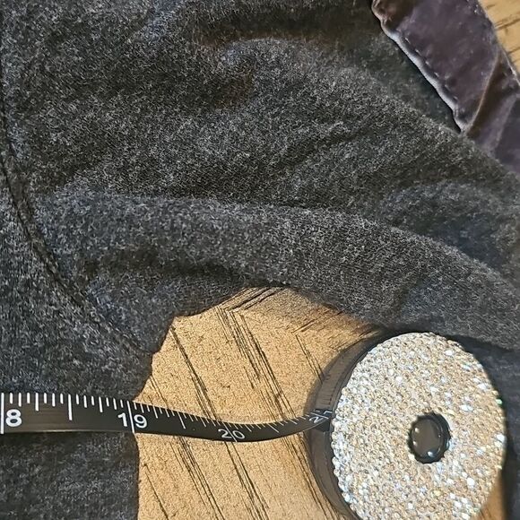 Dark Gray Long Sleeve Sweater Size S Philosophy - Picture 5 of 10